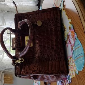 Brahmin Purse 13 x 5.  height is10. I measure on seams